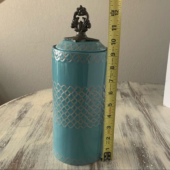 American Atelier Blue Farmhouse Canisters - Picture 7 of 7